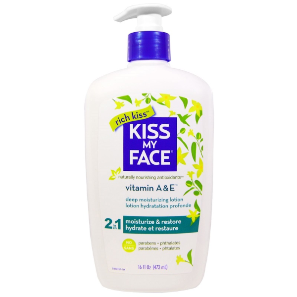 Kiss My Face Rich Kiss 2 In 1 Deep Moisturizing Lotion Vitamin A & E