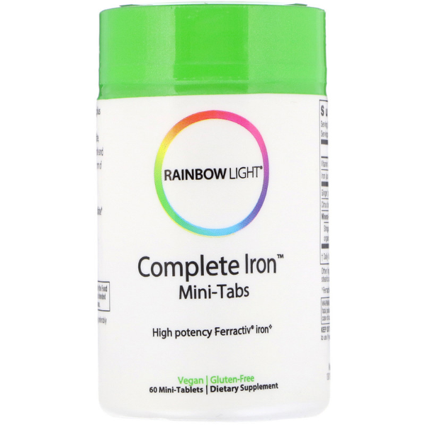 Rainbow Light Complete Iron MiniTabs 1Source