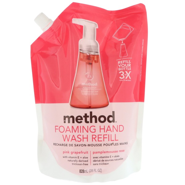 Method Foaming Hand Wash Refill Pink Grapefruit 1Source
