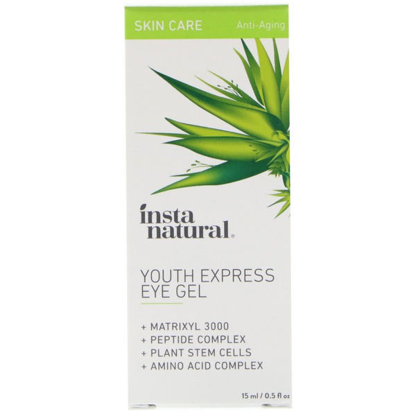 Instanatural Eye Gel Cream With Hyaluronic Acid + Plant Stem Cells