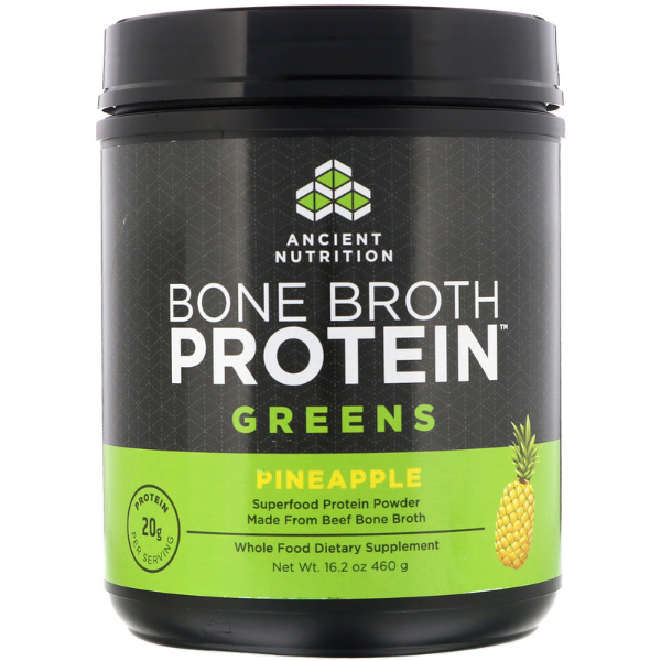 Dr. Axe / Ancient Nutrition Bone Broth Protein Greens 1Source