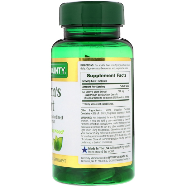 Nature'S Bounty St. John'S Wort 300 Mg 1Source