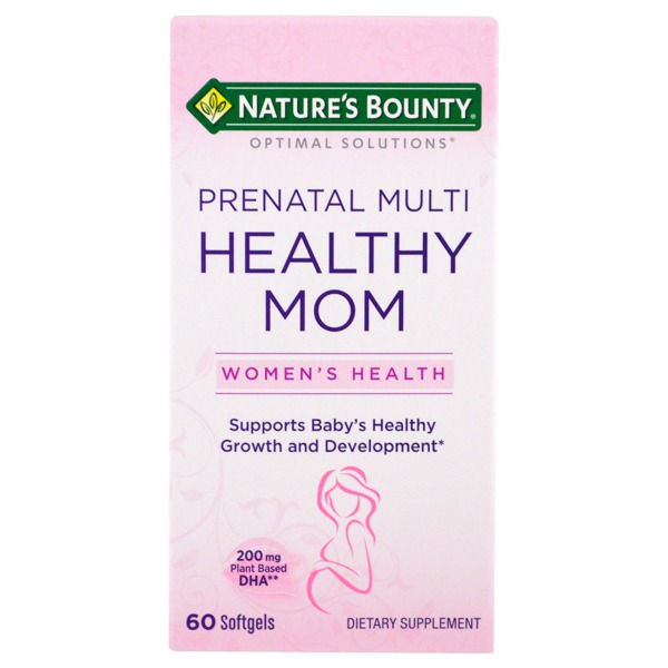 Nature'S Bounty, Optimal Solutions, Healthy Mom Prenatal Multi 1Source