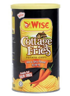 Wise Cottage Fries Hot Spicy Flavour Potato Chips 威斯比香辣味薯