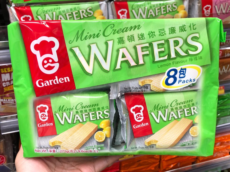 Garden Mini Cream Wafers Lemon Flavour 嘉頓 迷你忌廉威化檸檬味 1Source