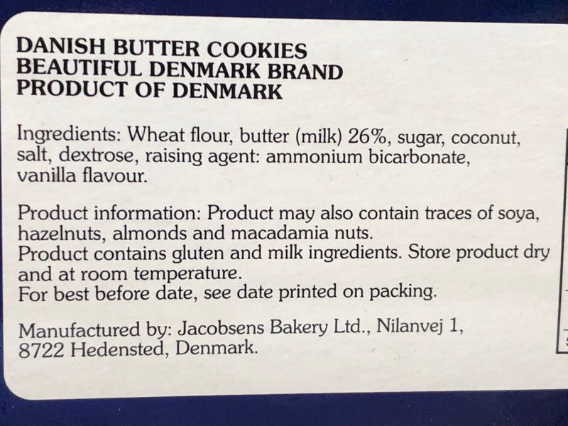 Beautiful Denmark Danish Butter Cookies 1Source