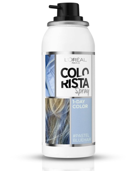 Spray Colorant Capillaire L'Oréal Colorista 1DAY - Couleur Blue - 80 Ml - Neuf