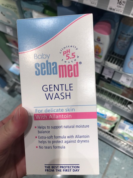baby sebamed gentle wash