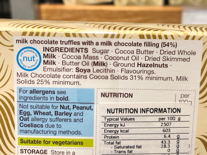 M & S Swiss Chocolate Extra Smooth Milk Chocolate Truffles 1Source