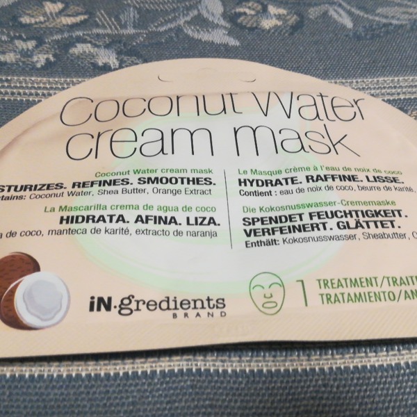 In.Gredients Brand Coconut Water Cream Mask 1Source