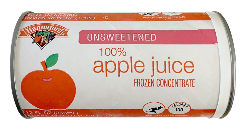 Hannaford Unsweetened 100% Apple Juice Frozen Concentrate - 1Source