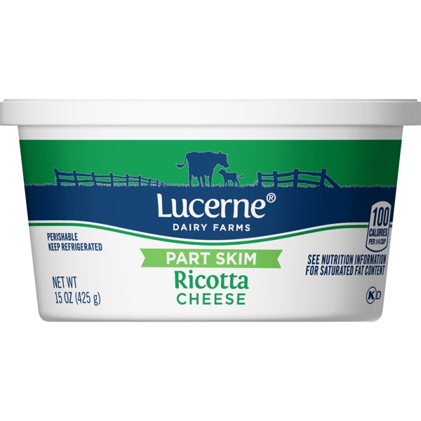 Lucerne Dairy Farms PART SKIM RICOTTA CHEESE 1Source