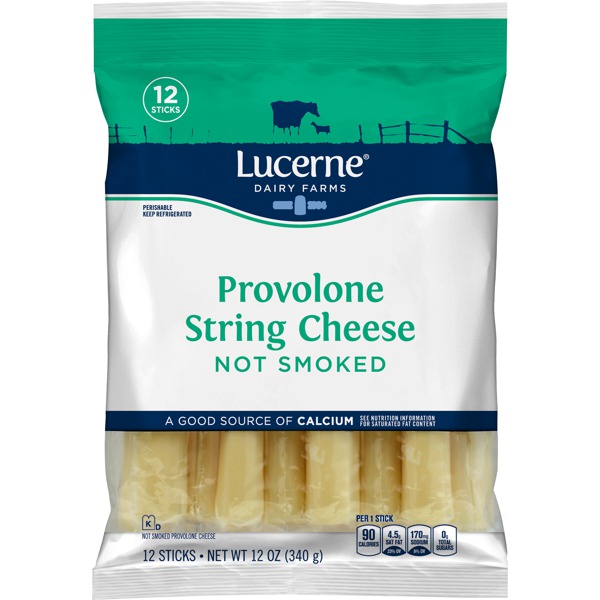 Lucerne Dairy Farms PROVOLONE STRING CHEESE - 1Source