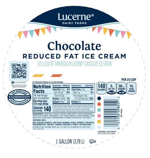 CHOCOLATE REDUCED FAT ICE CREAM 1Source