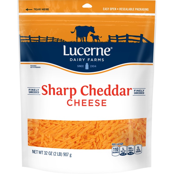 Lucerne Dairy Farms SHARP CHEDDAR CHEESE 1Source