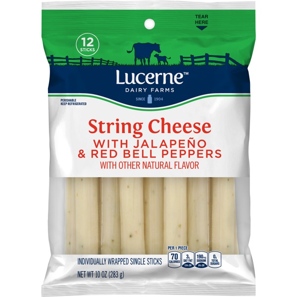 Lucerne Dairy Farms STRING CHEESE STICKS 1Source