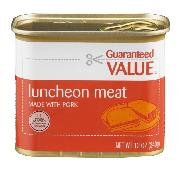 Guaranteed Value Luncheon Meat 1Source
