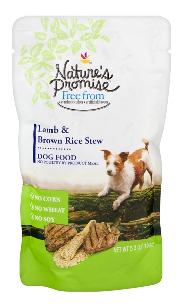 Nature's promise dog clearance food