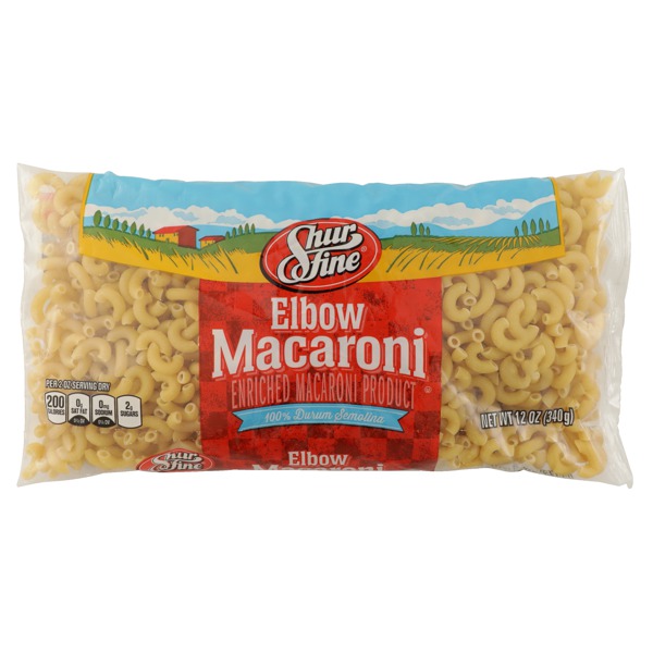 Shurfine 100 Durum Semolina Elbow Enriched Macaroni Product 1Source