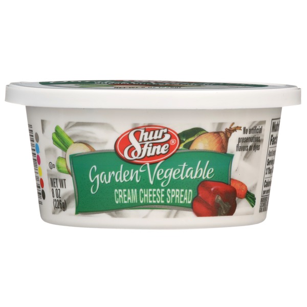 Shurfine GARDEN VEGETABLE CREAM CHEESE SPREAD 1Source