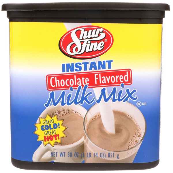 Shurfine INSTANT CHOCOLATE FLAVORED MILK MIX 1Source