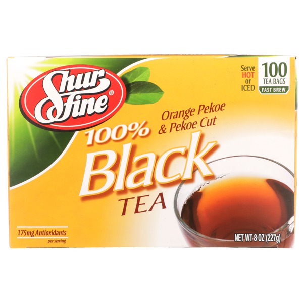 Shurfine ORANGE PEKOE & PEKOE CUT 100 BLACK TEA 1Source