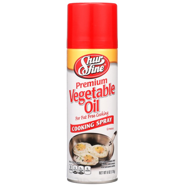 Shurfine PREMIUM VEGETABLE OIL COOKING SPRAY 1Source