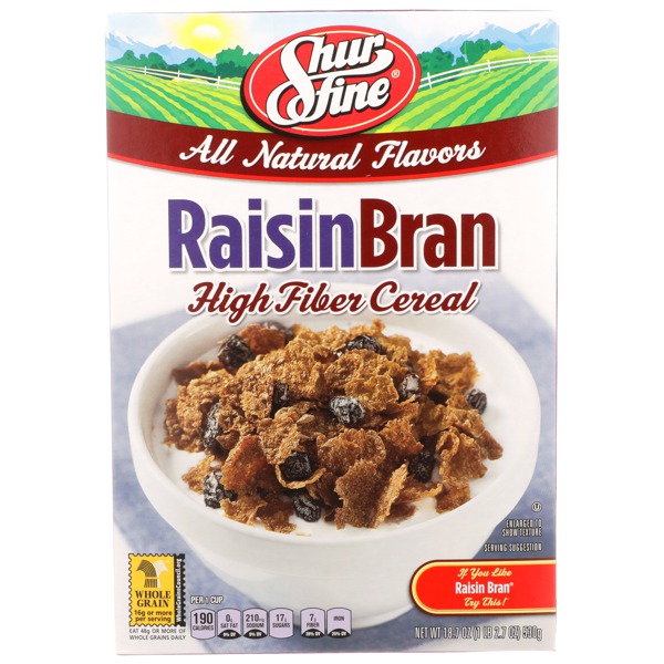 RAISIN BRAN HIGH FIBER CEREAL 1Source