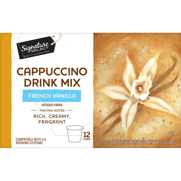 Signature Select FRENCH VANILLA CAPPUCCINO DRINK MIX 1Source