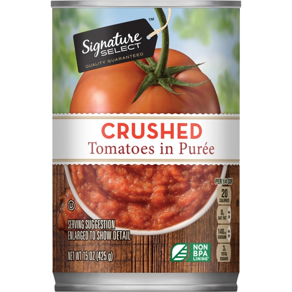 Signature Select CRUSHED TOMATOES IN PUREE 1Source