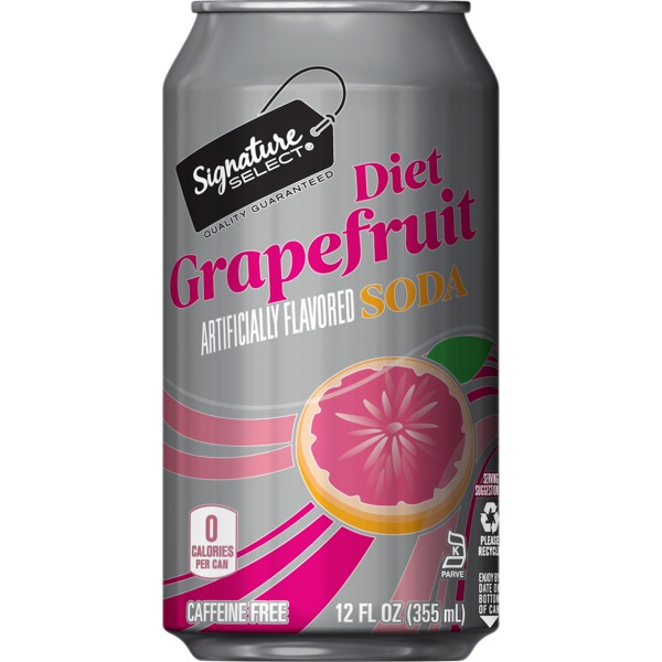 Signature Select DIET GRAPEFRUIT SODA 1Source
