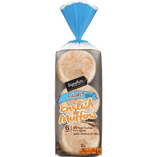 Signature Select Light English Muffins 1Source