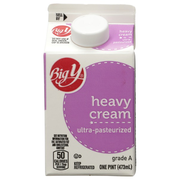 Big Y ULTRAPASTEURIZED HEAVY CREAM 1Source