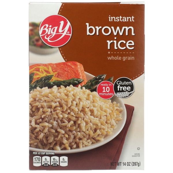 Big Y WHOLE GRAIN INSTANT BROWN RICE 1Source