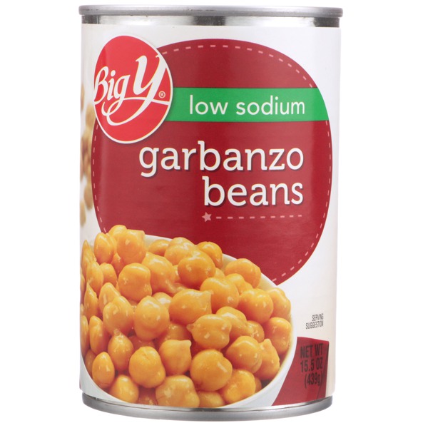 Big Y Low Sodium Garbanzo Beans 1Source