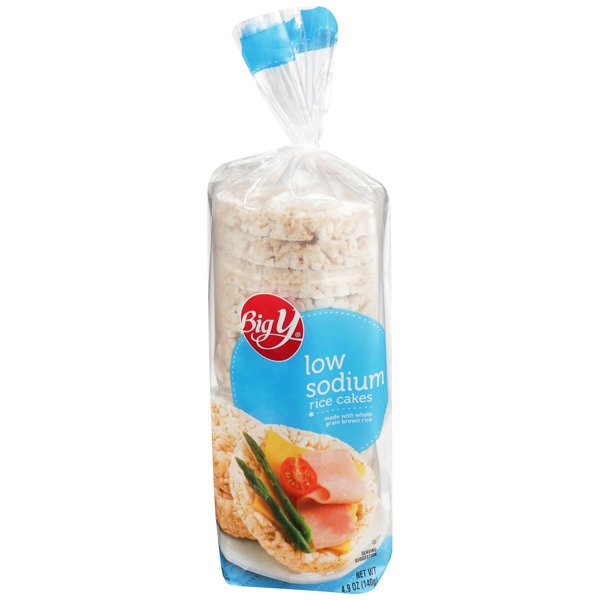 Big Y Low Sodium Rice Cakes 1Source