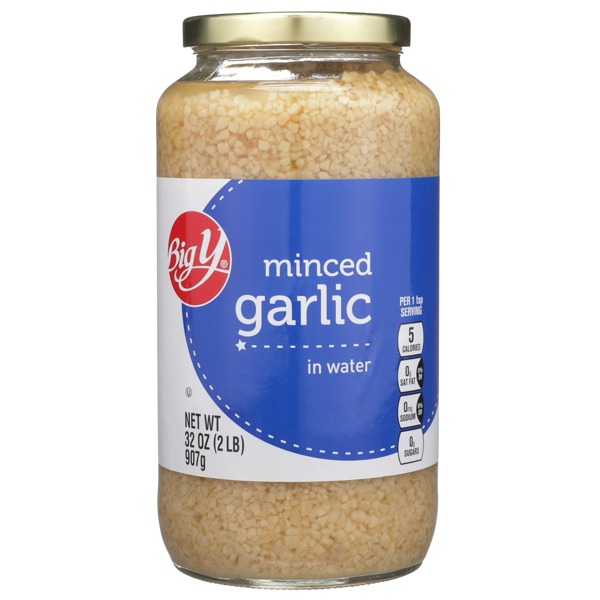 Big Y MINCED GARLIC IN WATER 1Source