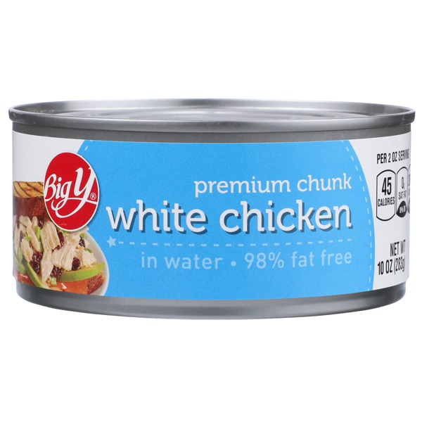 Big Y PREMIUM CHUNK WHITE CHICKEN IN WATER 1Source