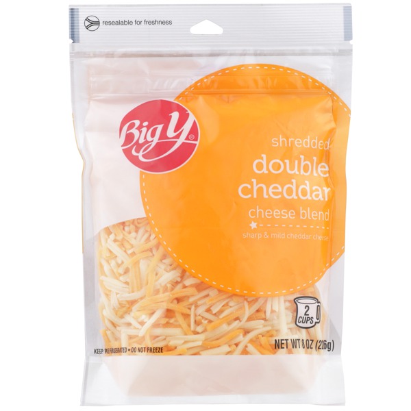 SHREDDED DOUBLE CHEDDAR CHEESE BLEND 1Source