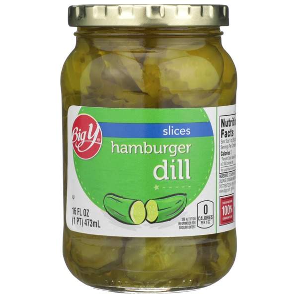Big Y HAMBURGER DILL SLICES PICKLES 1Source