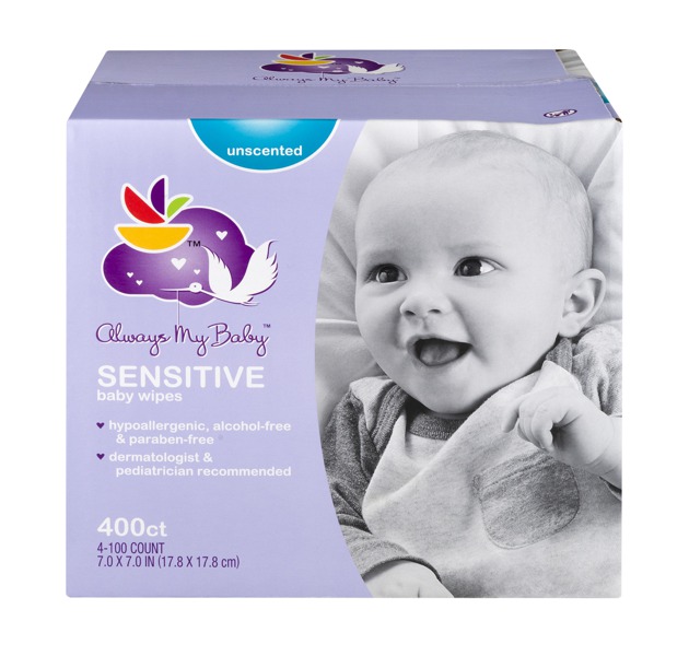 always my baby wipes