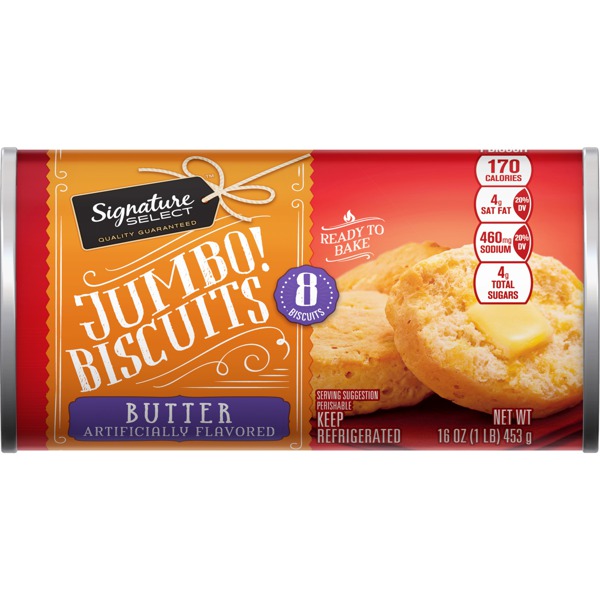 Signature Select JUMBO! BISCUITS Butter 1Source