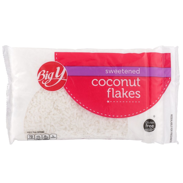 Big Y SWEETENED COCONUT FLAKES 1Source