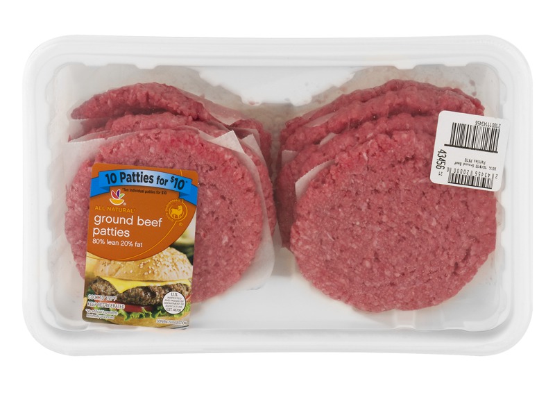 Ahold Ground Beef Patties 10 PK 1Source