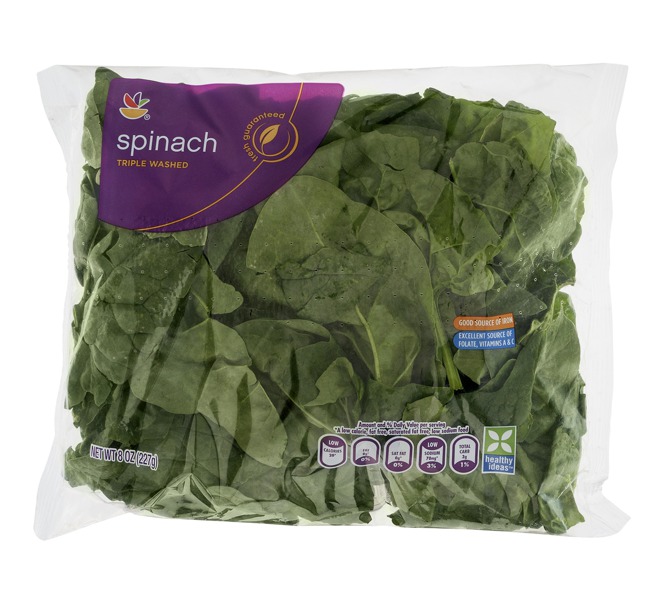 Ahold Spinach Triple Washed 1Source
