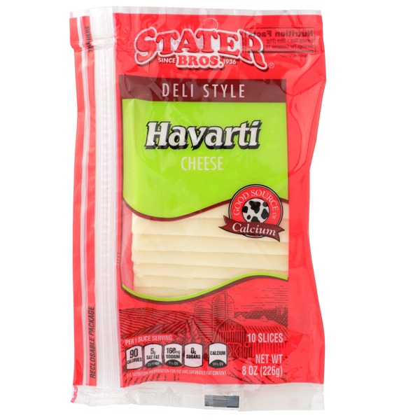 Stater Bros. Deli Style Havarti Cheese 1Source
