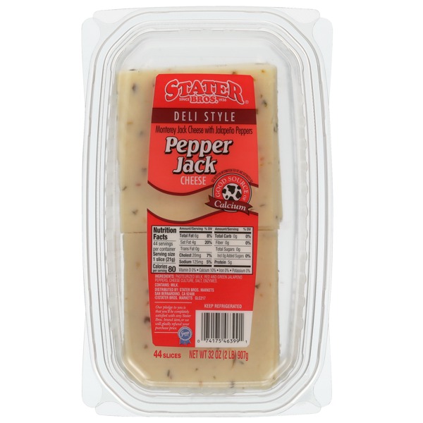 Deli Style Pepper Jack Cheese 1Source