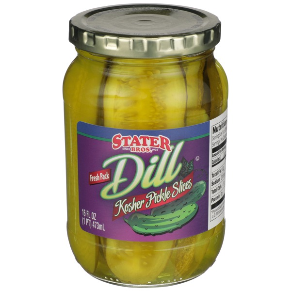 Stater Bros. Dill Kosher Pickle Slices 1Source