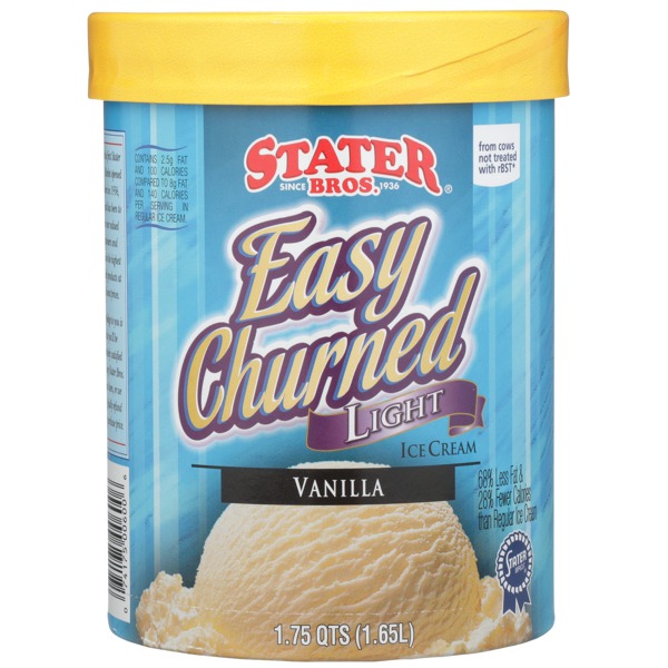 Stater Bros. Easy Churned Light Vanilla Ice Cream 1Source