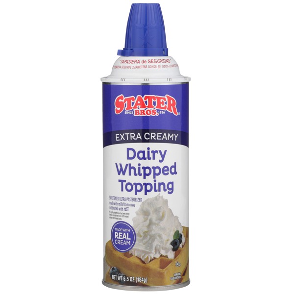Stater Bros.Extra Creamy Dairy Whipped Topping 1Source